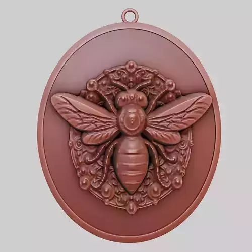 Bee Animal Pendant Bee Animal Necklace