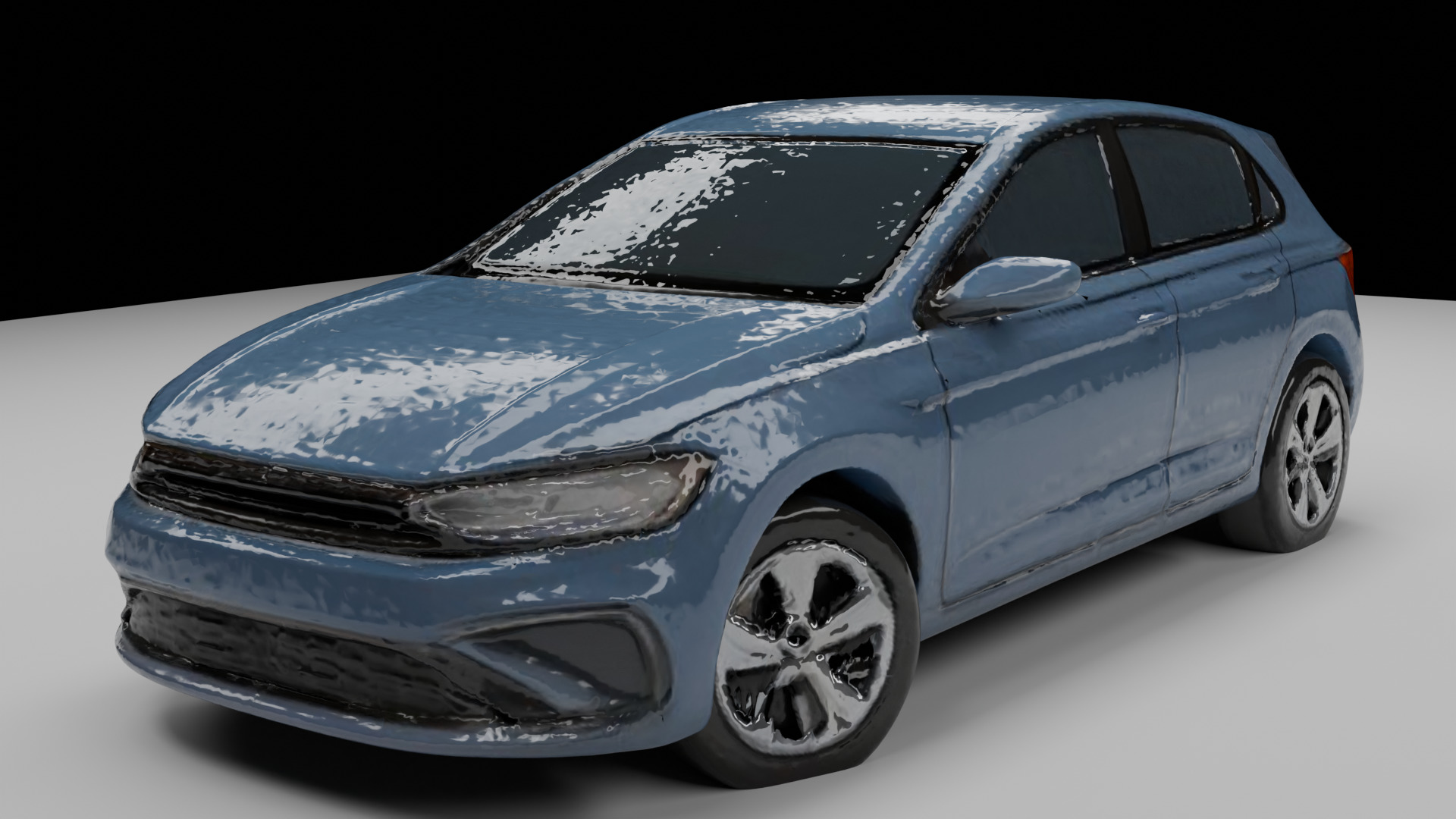 Volkswagen Golf Fictional 3D model_2