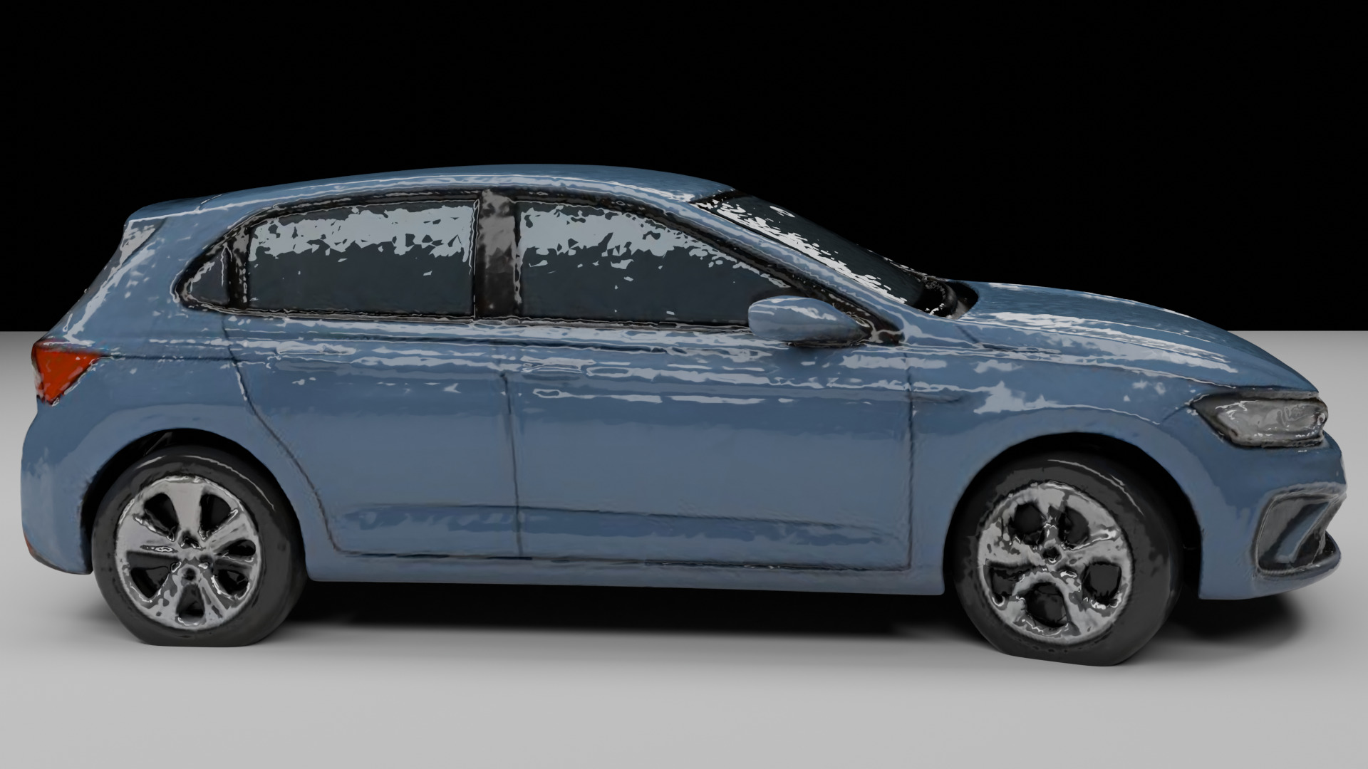 Volkswagen Golf Fictional 3D model_7
