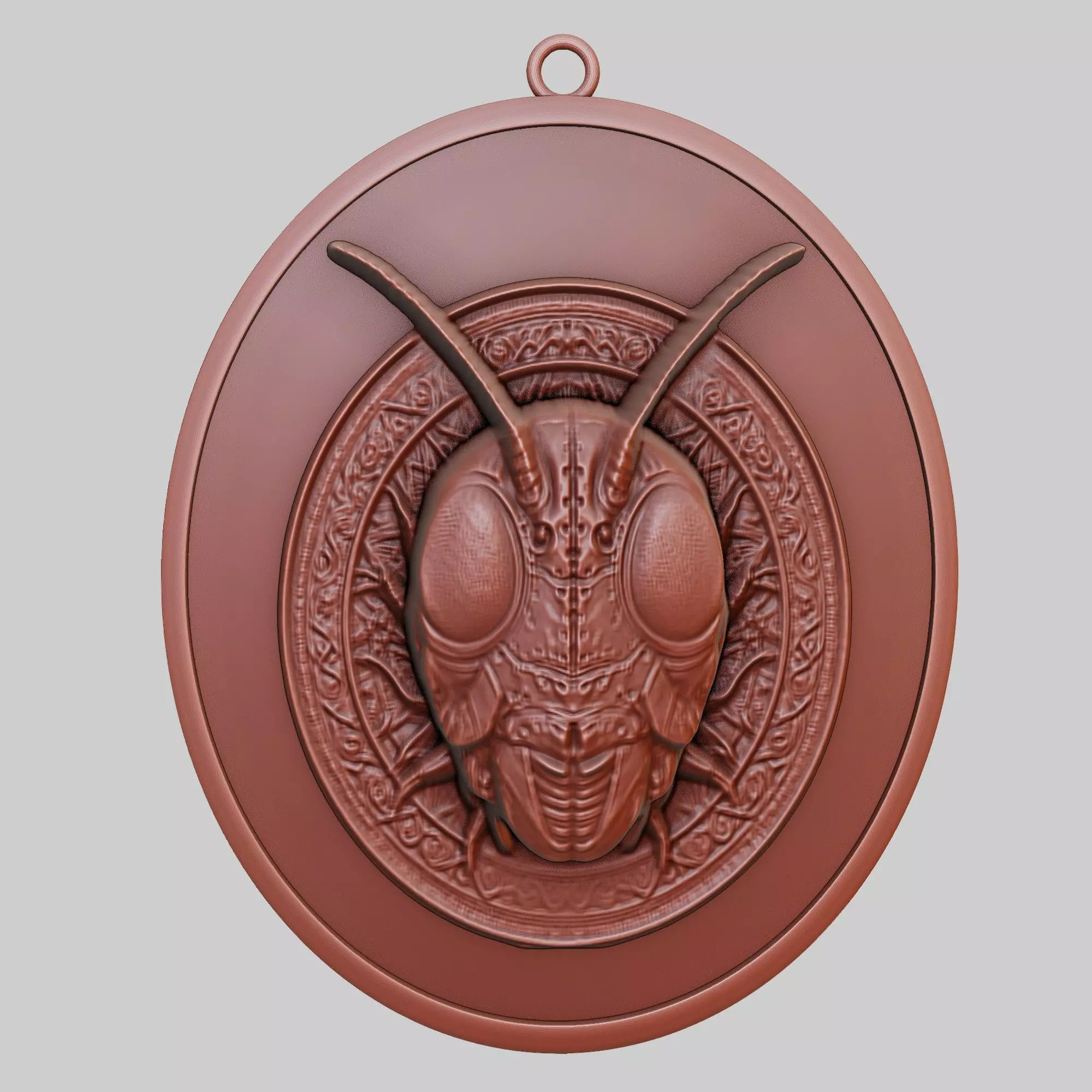 Grasshopper Animal Pendant Grasshopper Animal Necklace 3D print model
