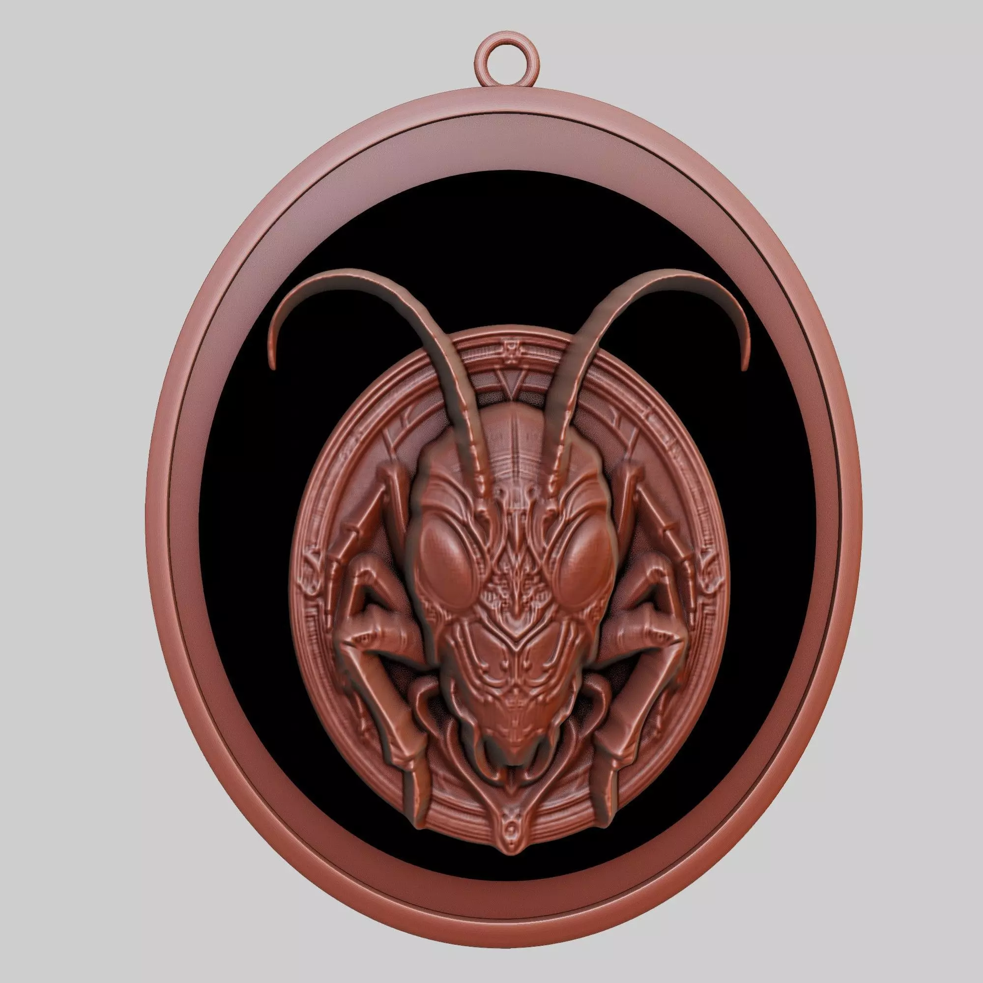 Grasshopper Animal Pendant Grasshopper Animal Necklace 3D print model