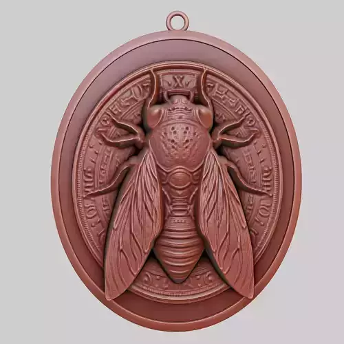 Cicada Animal Pendant Cicada Animal Necklace