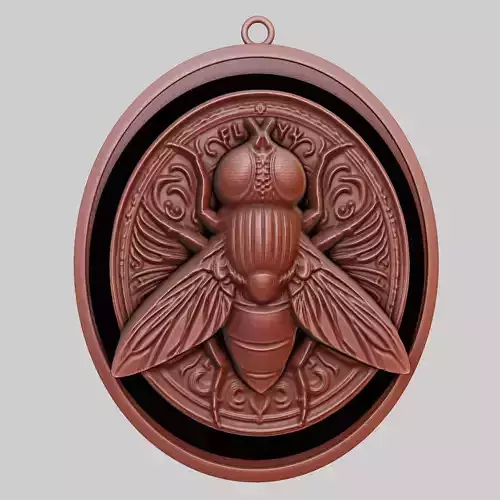 Fly Animal Pendant Fly Animal Necklace