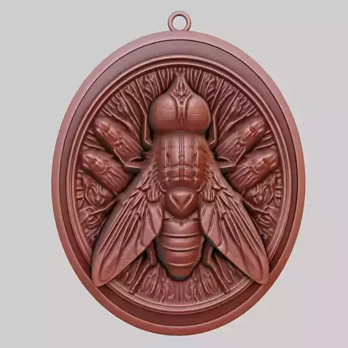 Fly Animal Pendant Fly Animal Necklace