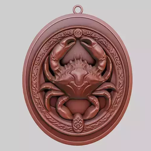 Crab Animal Pendant Crab Animal Necklace