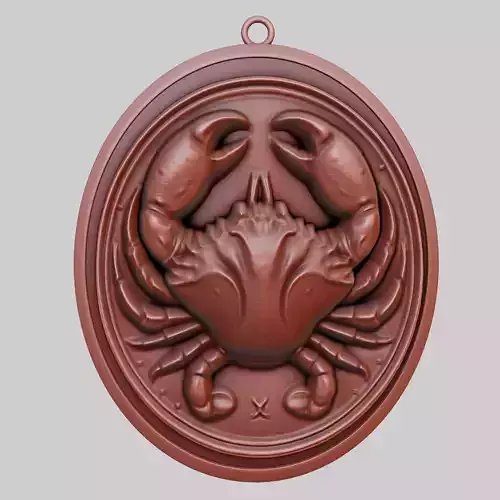 Crab Animal Pendant Crab Animal Necklace