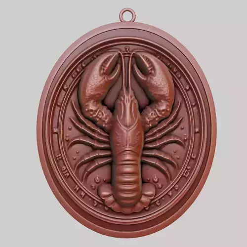 Lobster Animal Pendant Lobster Animal Necklace