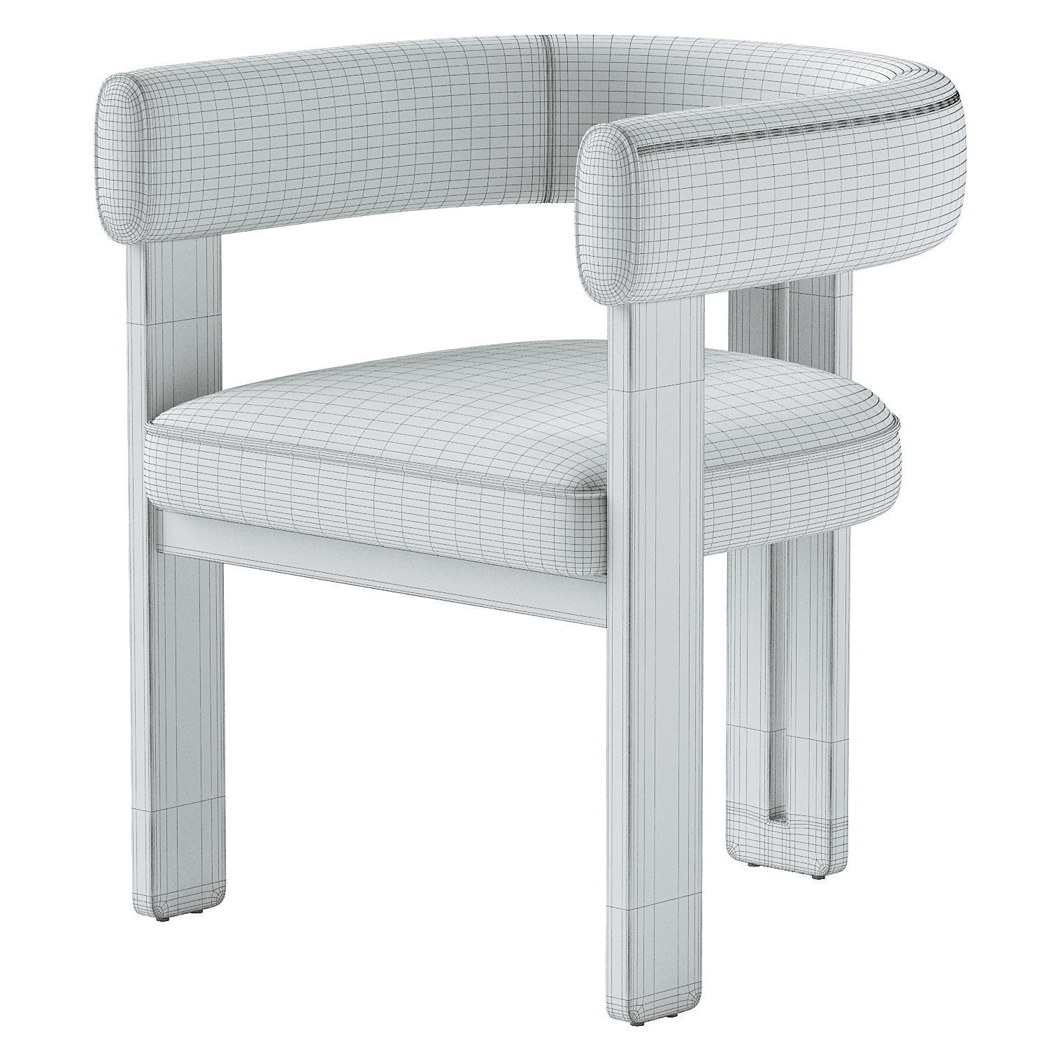 Tilda Dining Chair 3D model_5