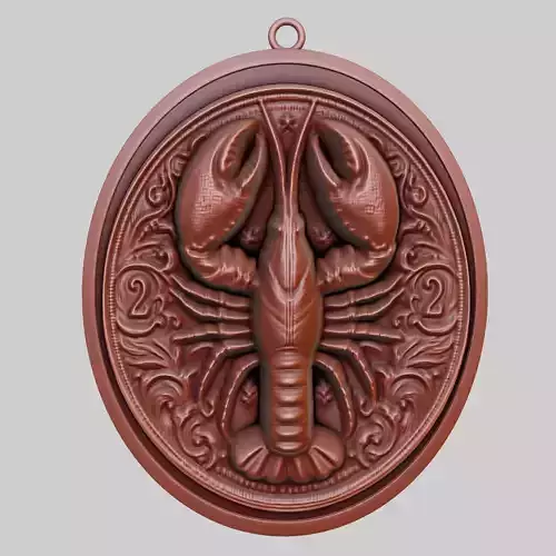 Lobster Animal Pendant Lobster Animal Necklace