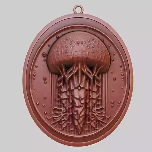 Jellyfish Animal Pendant Jellyfish Animal Necklace