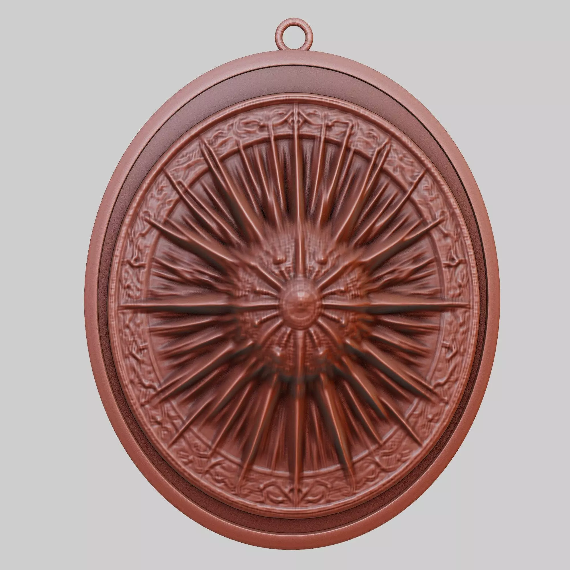 Sea urchin Animal Pendant Sea urchin Animal Necklace 3D print model