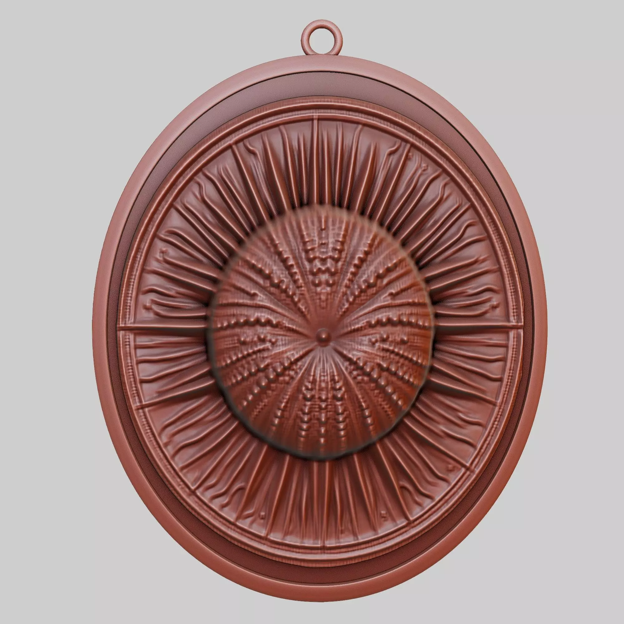 Sea urchin Animal Pendant Sea urchin Animal Necklace 3D print model