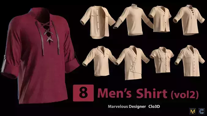8 Mens Shirt -vol2