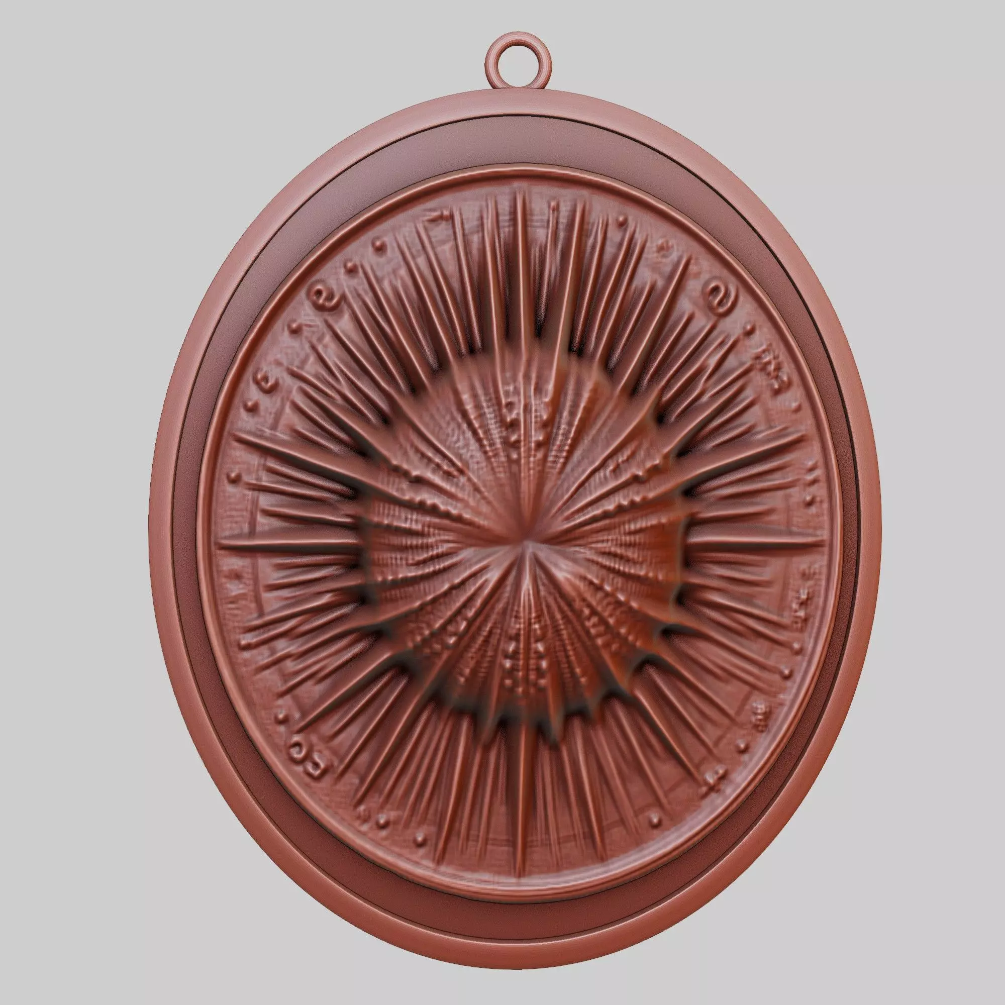 Sea urchin Animal Pendant Sea urchin Animal Necklace 3D print model