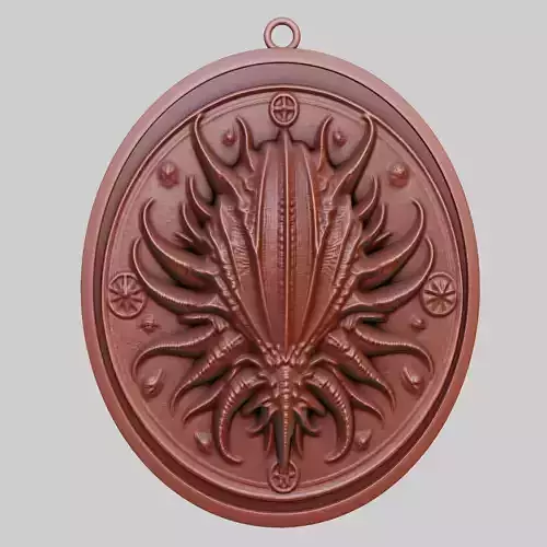 Sea cucumber Animal Pendant Sea cucumber Animal Necklace 3D print model