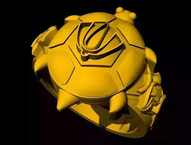 Tortoise Ring 3dm file