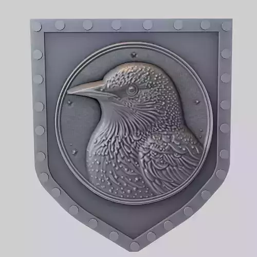 Starling Animal Wall Art Starling Animal Medallion