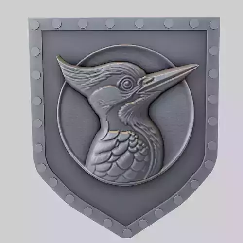 Woodpecker Animal Wall Art Woodpecker Animal Medallion