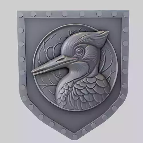 Woodpecker Animal Wall Art Woodpecker Animal Medallion