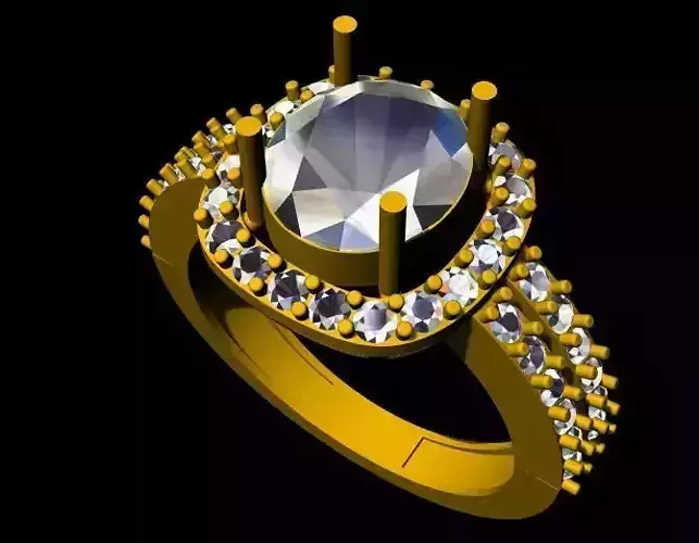 Cluster Ring 3dm file