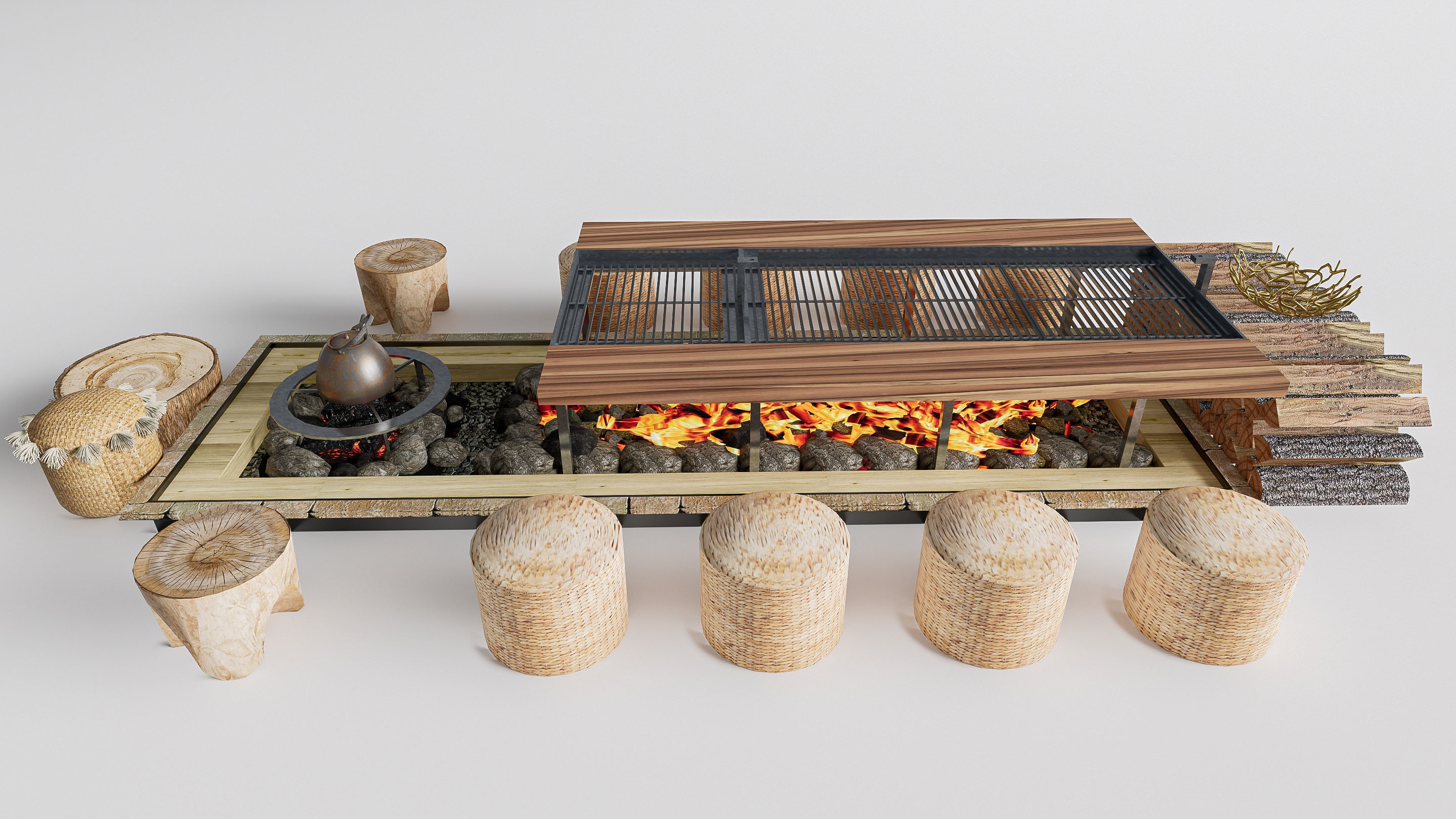 Barbecue grill 1 3D model_17