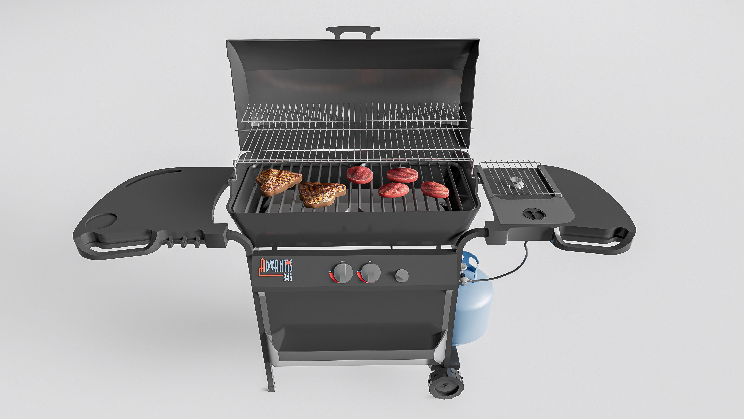 Barbecue grill 1 3D model_13