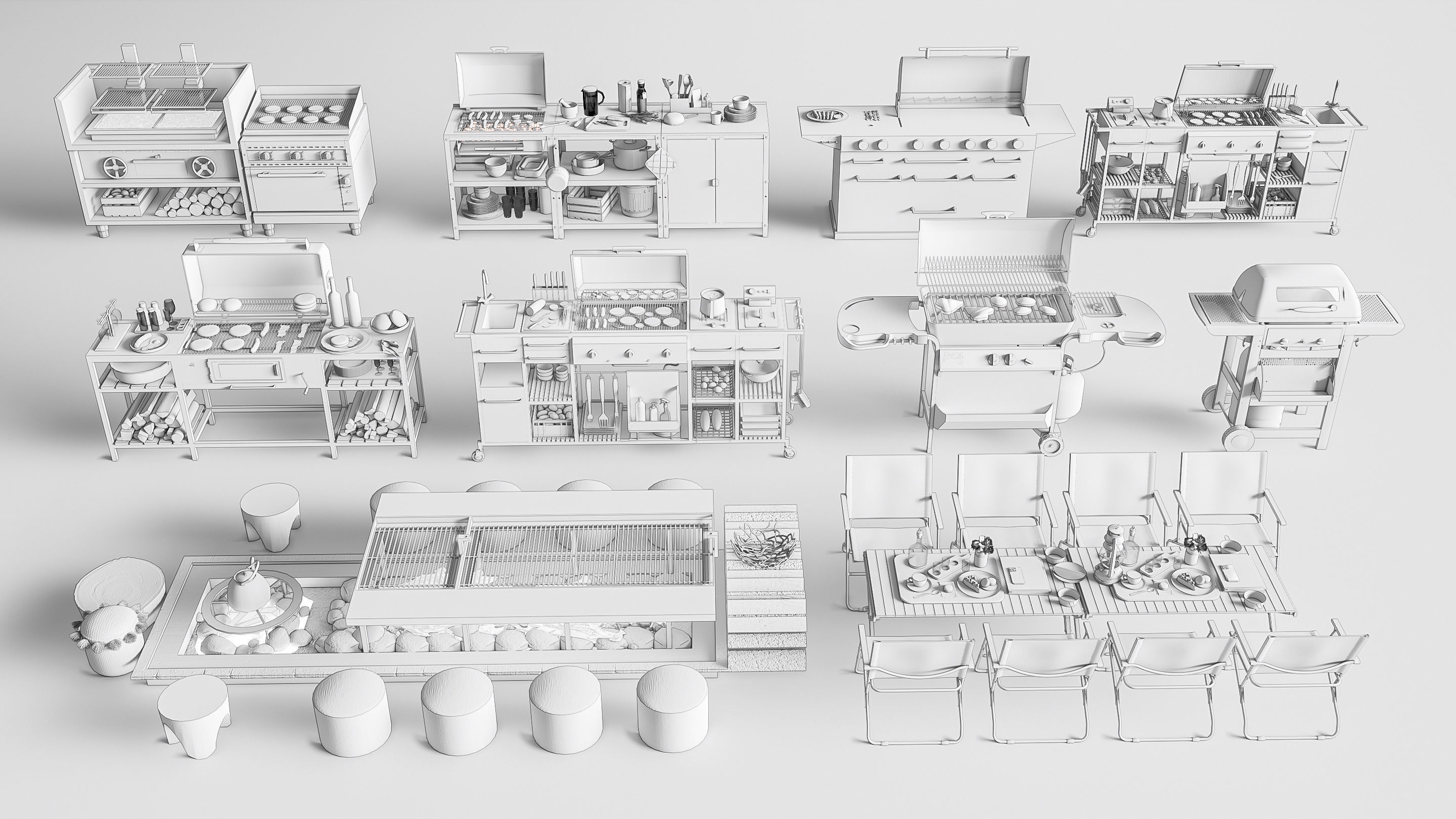 Barbecue grill 1 3D model_21