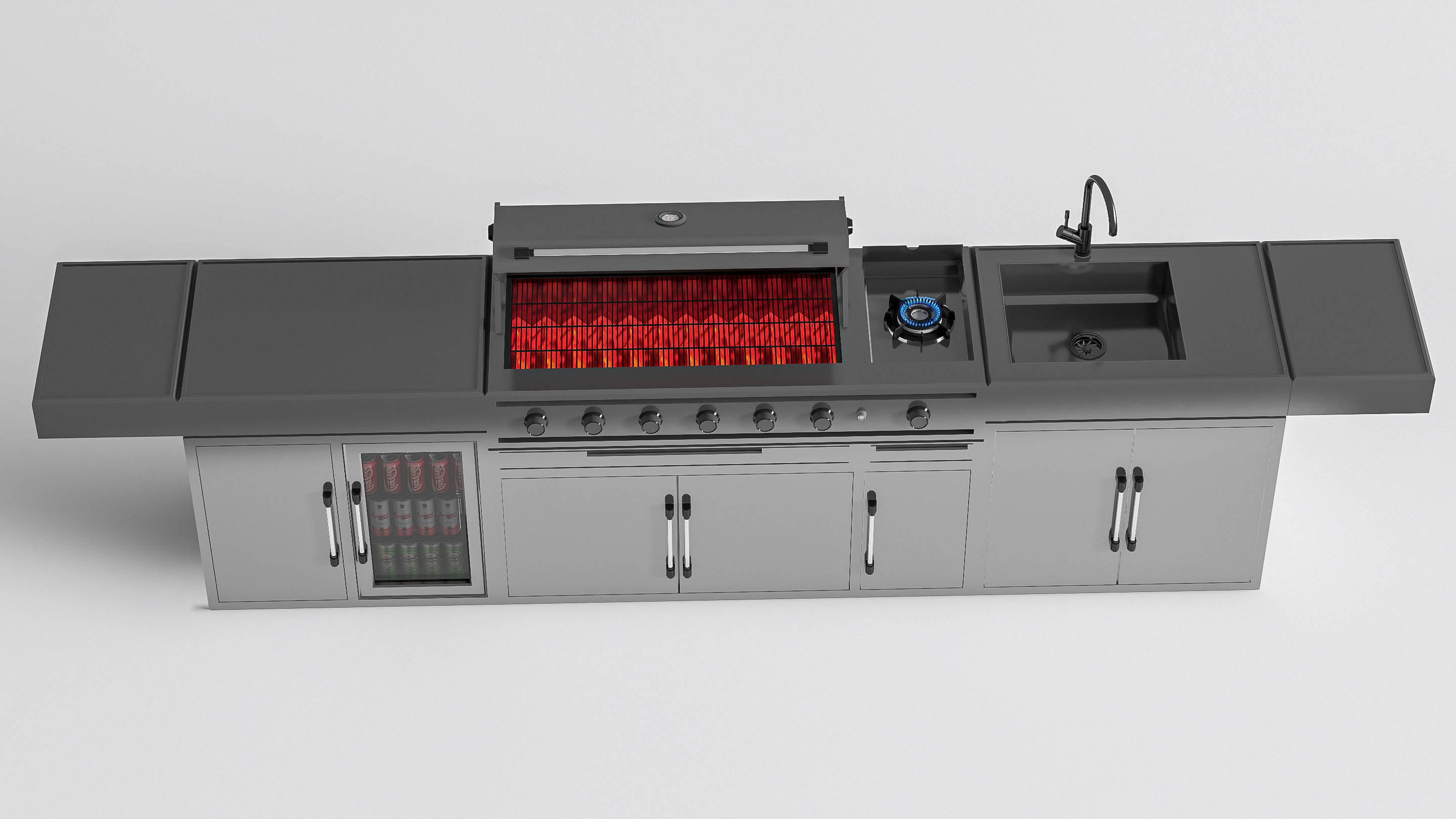 Barbecue grill 2 3D model_18