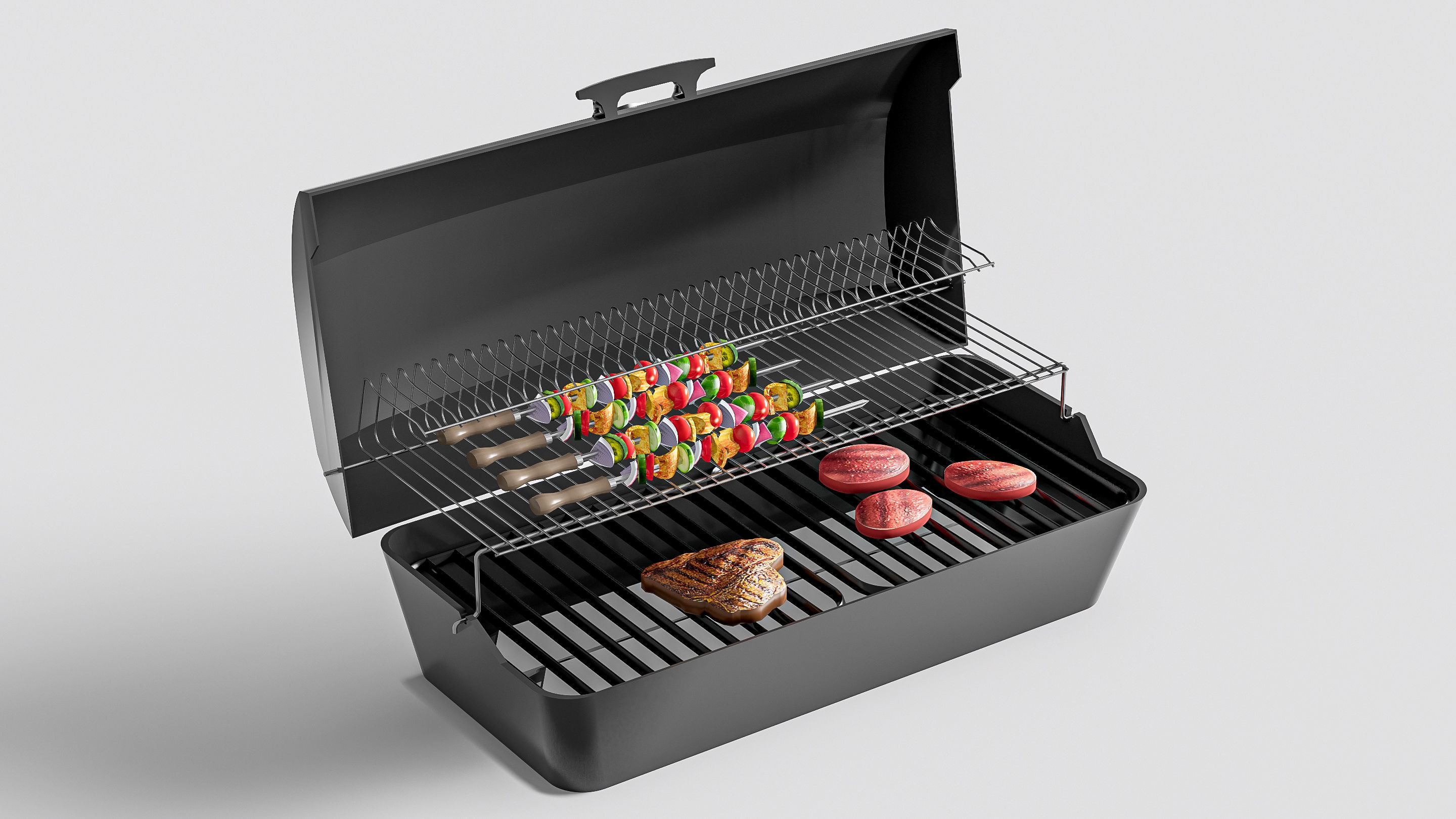 Barbecue grill 2 3D model_17