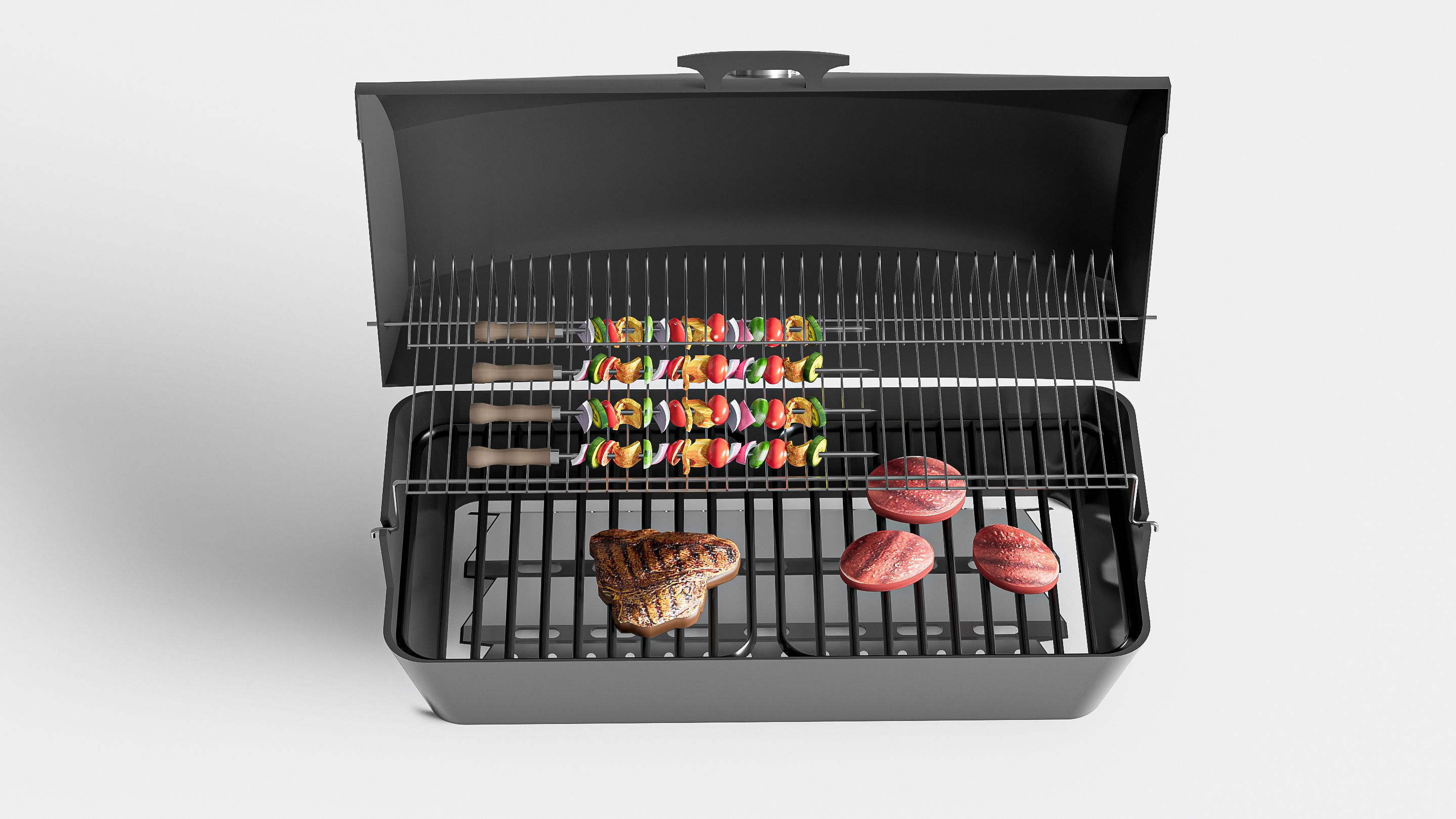 Barbecue grill 2 3D model_12