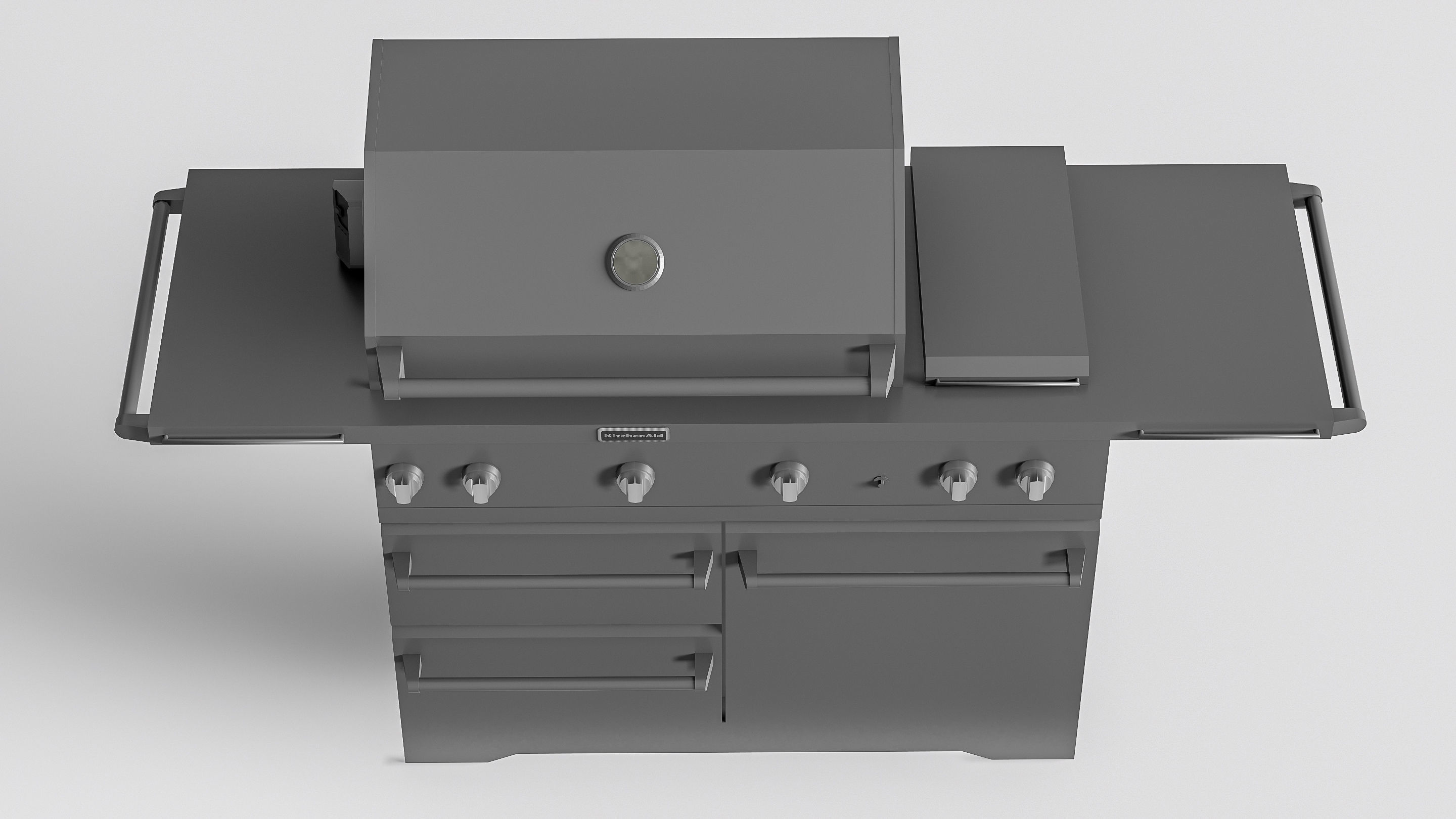 Barbecue grill 2 3D model_5