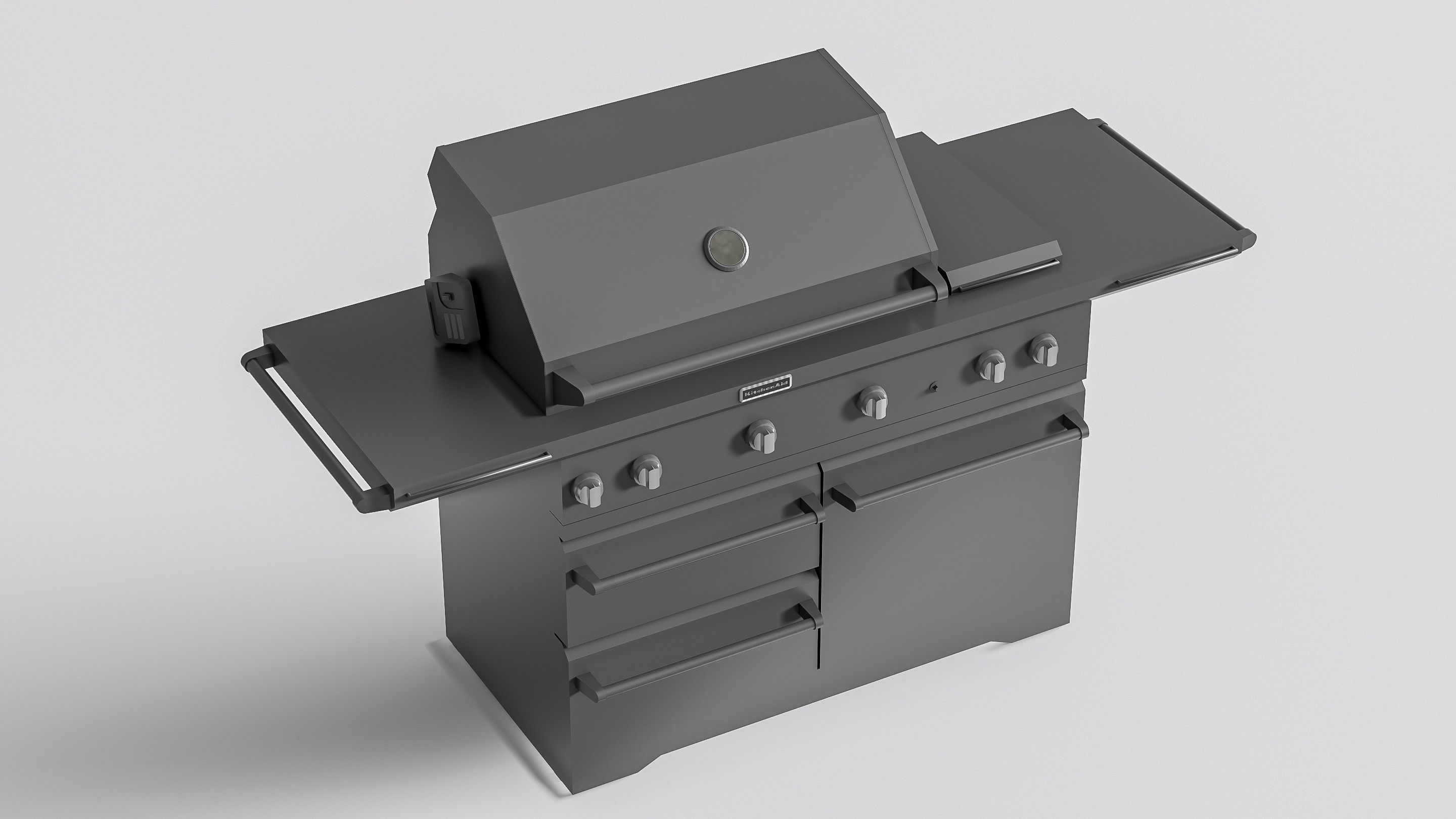Barbecue grill 2 3D model_6