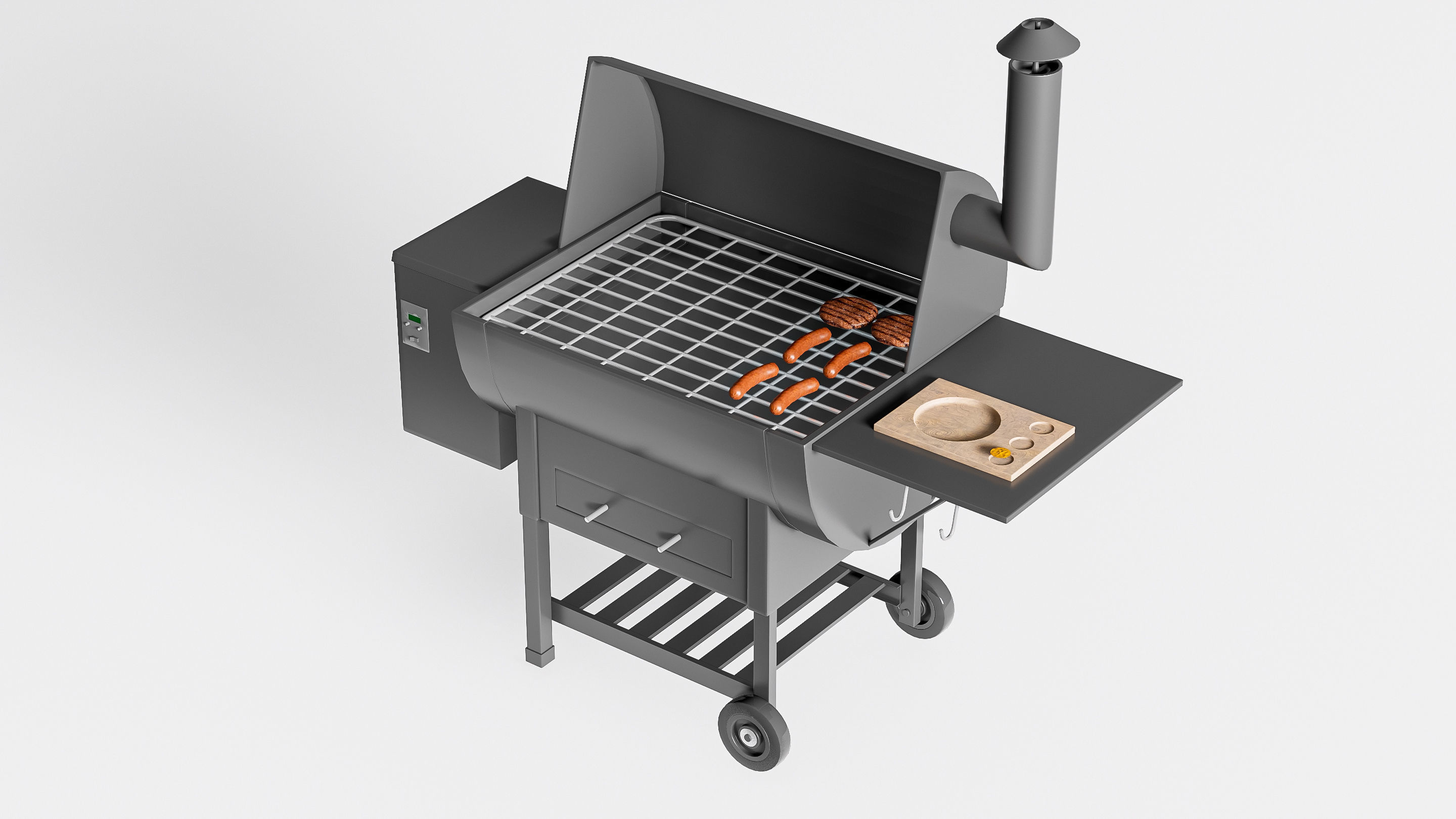 Barbecue grill 2 3D model_13