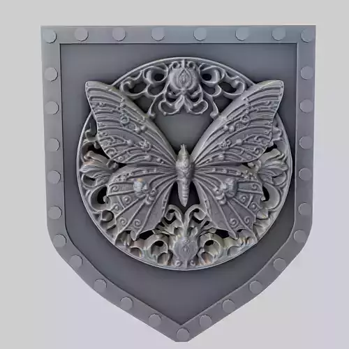 Butterfly Animal Wall Art Butterfly Animal Medallion