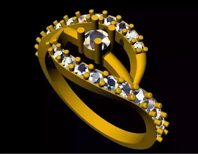 Cluster Ring 3dm file