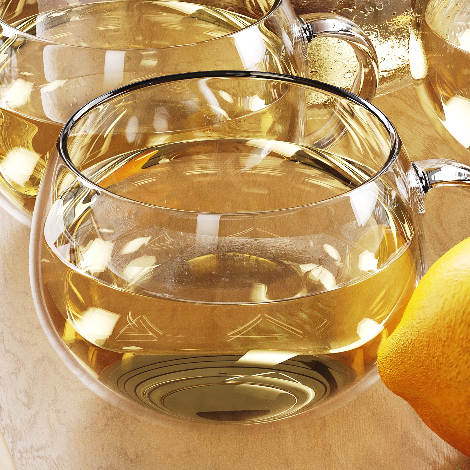 Decorative set 009 Low-poly 3D model_3