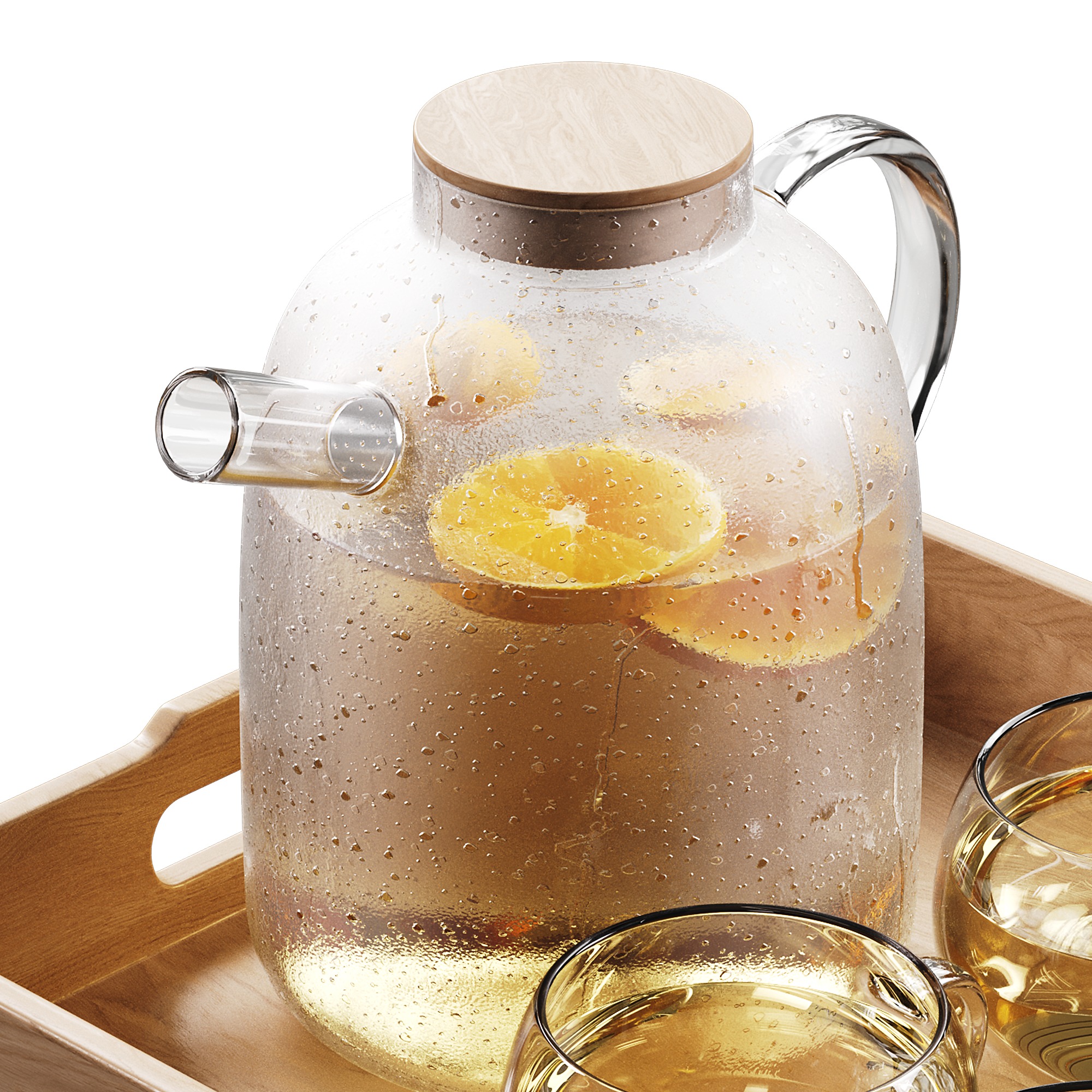 Decorative set 009 Low-poly 3D model_4