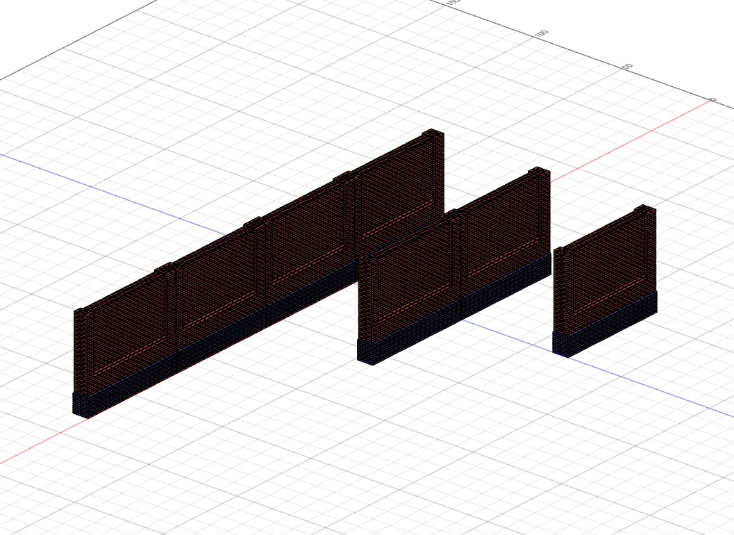 Model Railway Station High Wall Double Sided FDM and Resin 3D print model_4