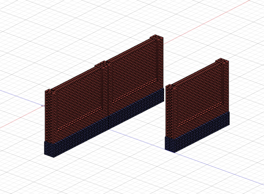 Model Railway Station High Wall Double Sided FDM and Resin 3D print model_2