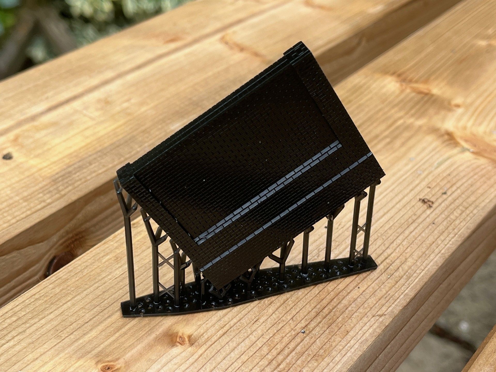 Model Railway Station High Wall Double Sided FDM and Resin 3D print model_18
