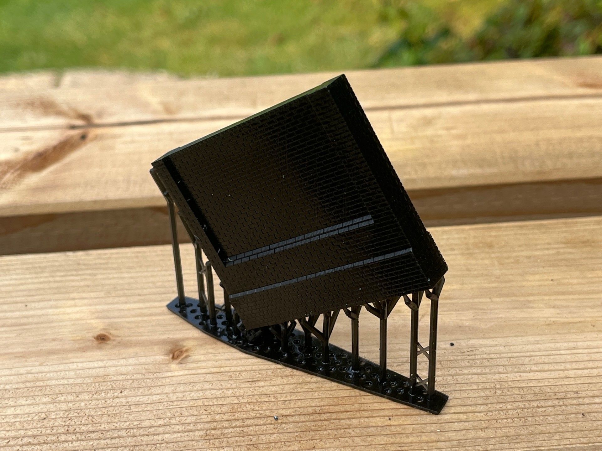Model Railway Station High Wall Double Sided FDM and Resin 3D print model_17