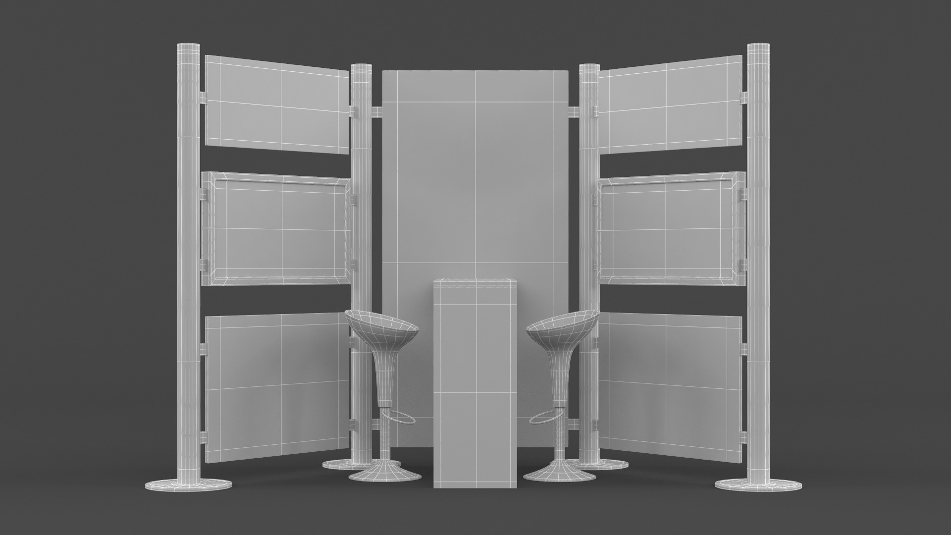 Exhibition Stand Design 3D model_5