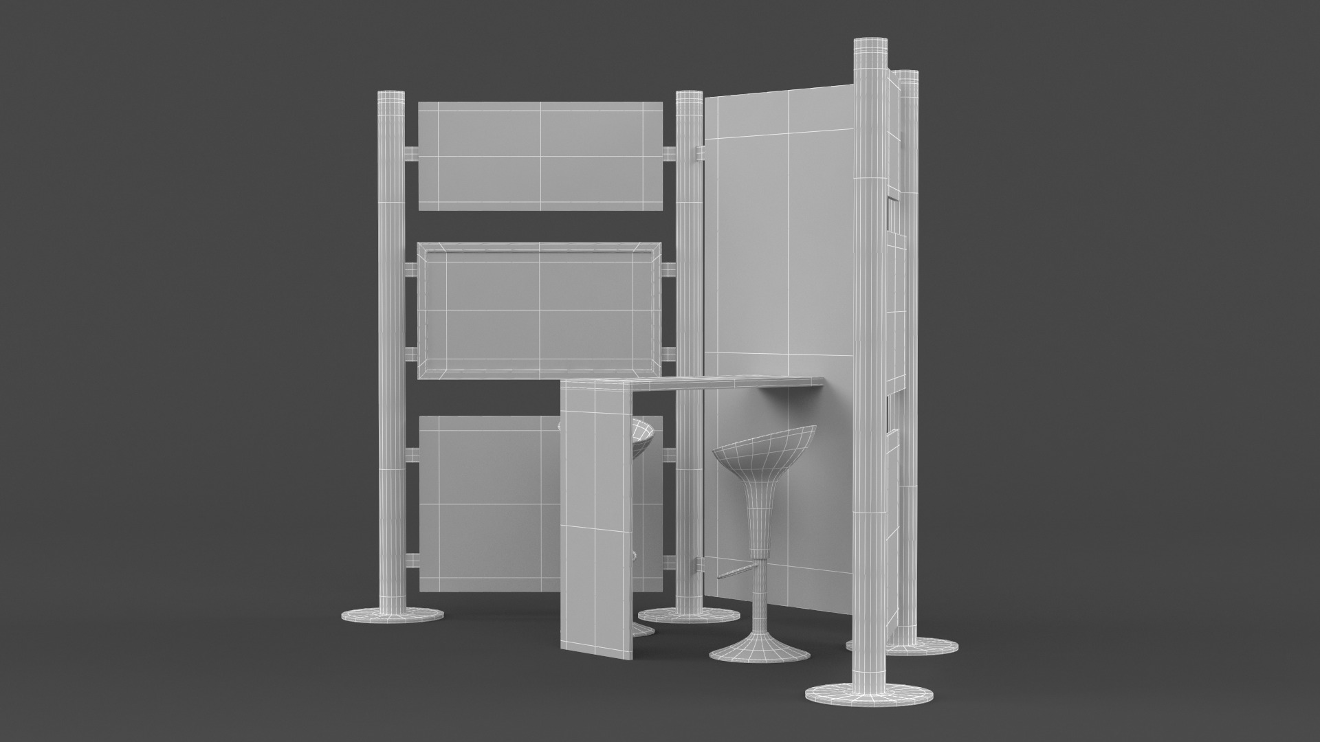 Exhibition Stand Design 3D model_8