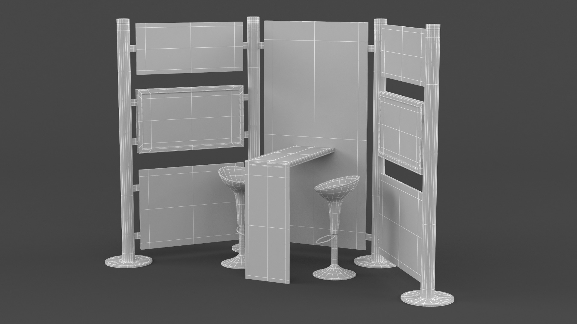 Exhibition Stand Design 3D model_6