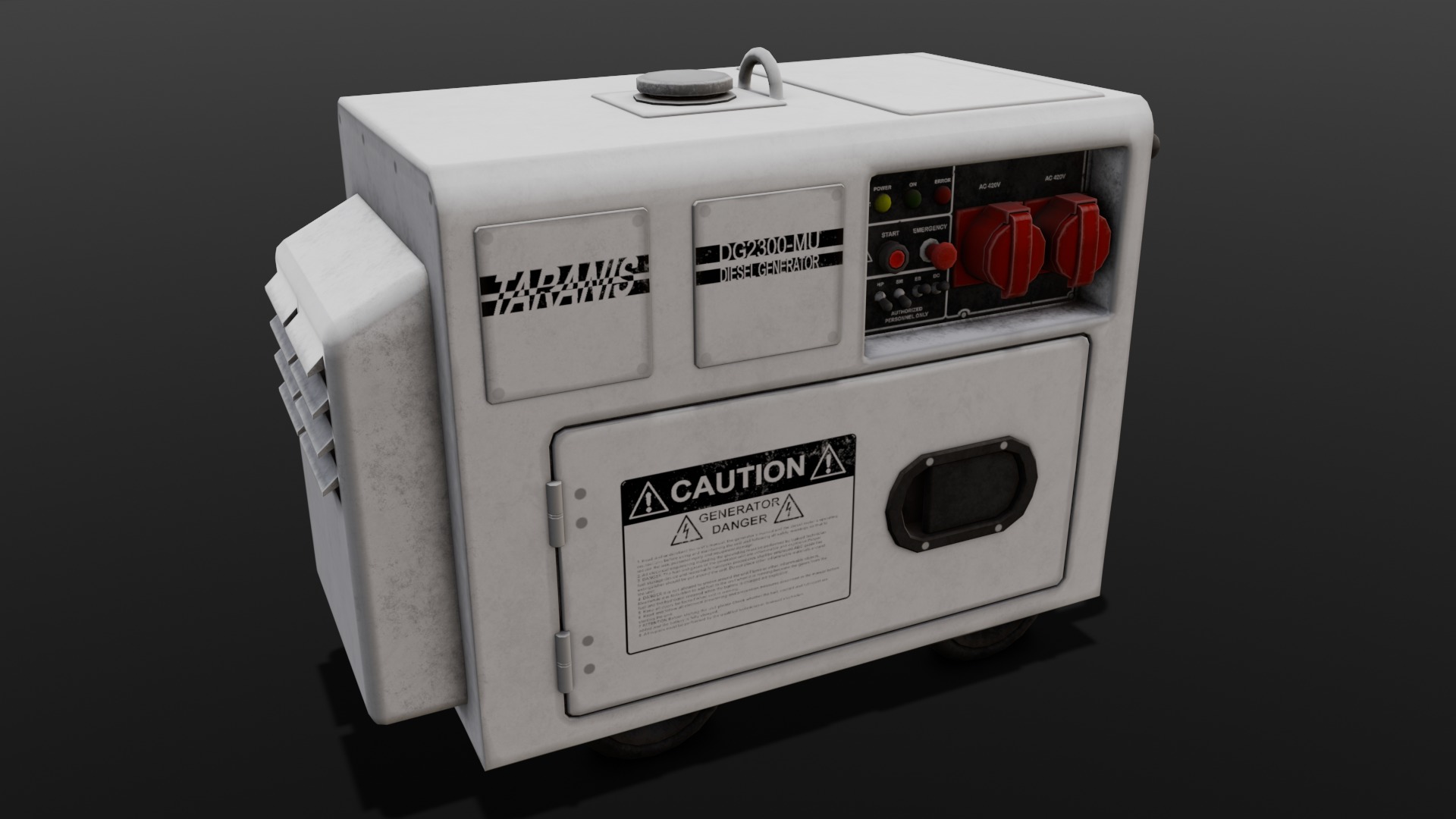  Power Generator 3D Model  Low-poly 3D model_2