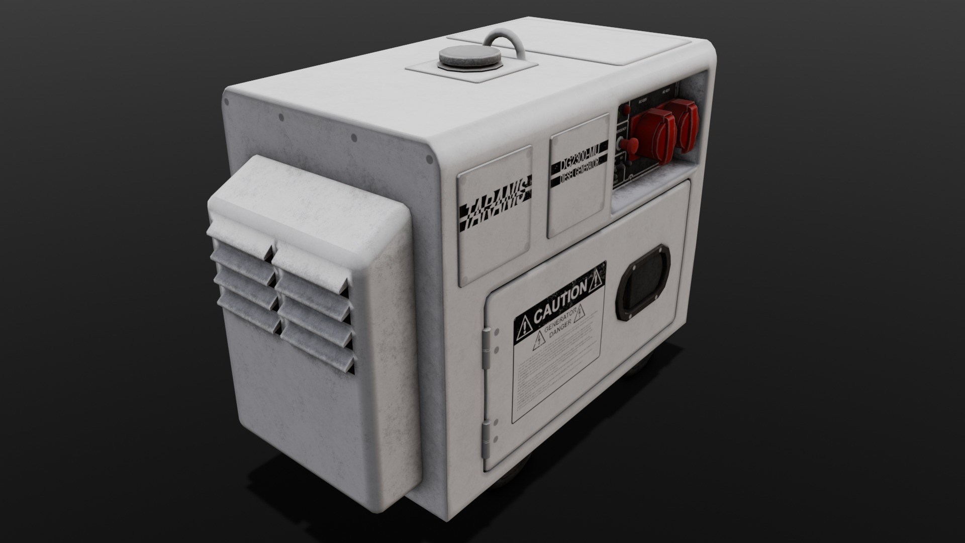  Power Generator 3D Model  Low-poly 3D model_5