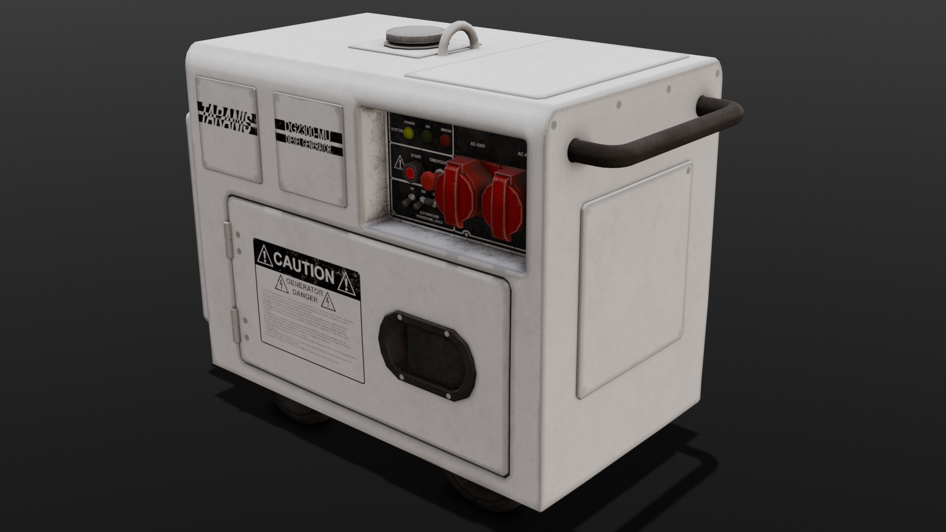  Power Generator 3D Model  Low-poly 3D model_6