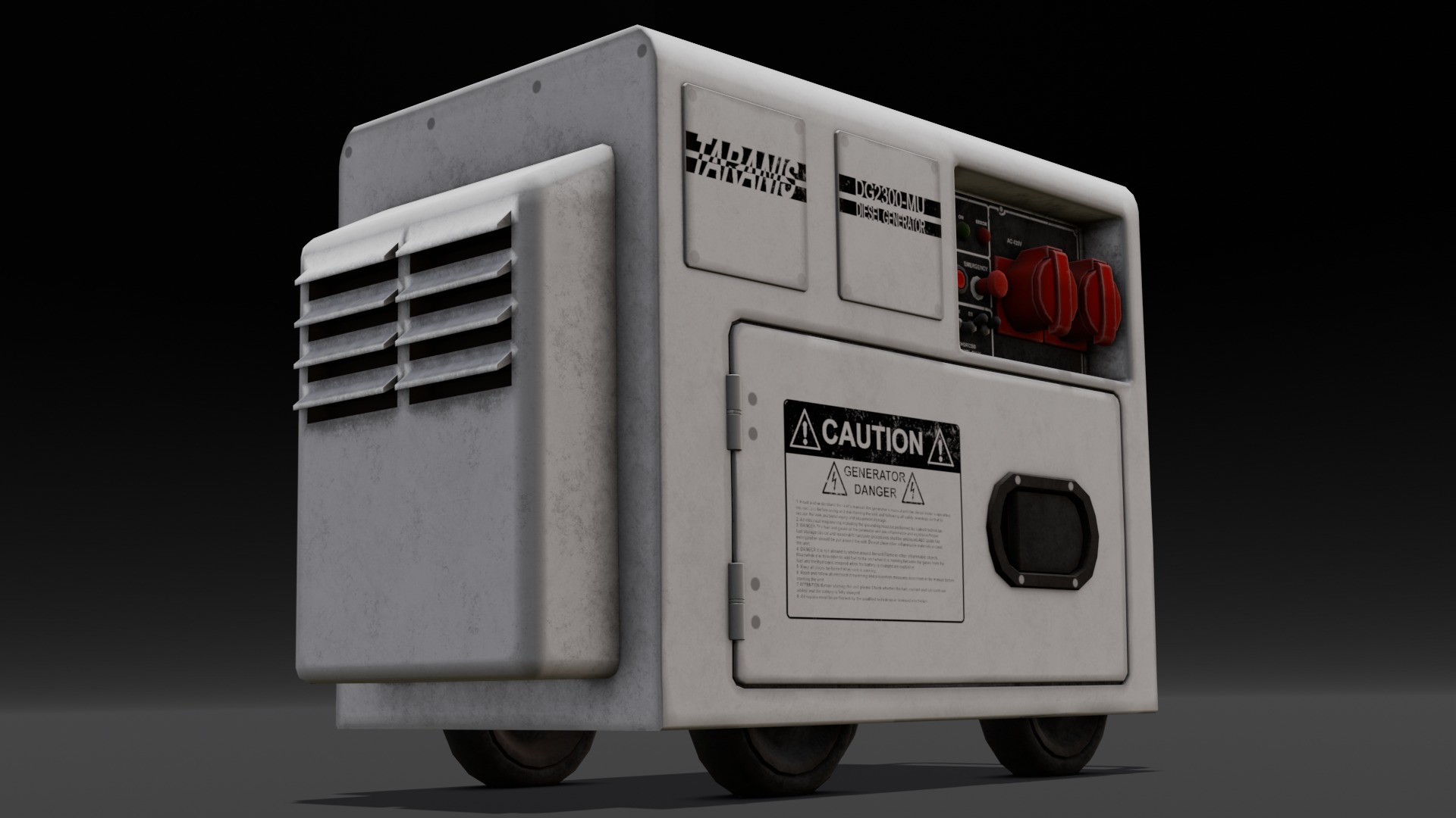  Power Generator 3D Model  Low-poly 3D model_17