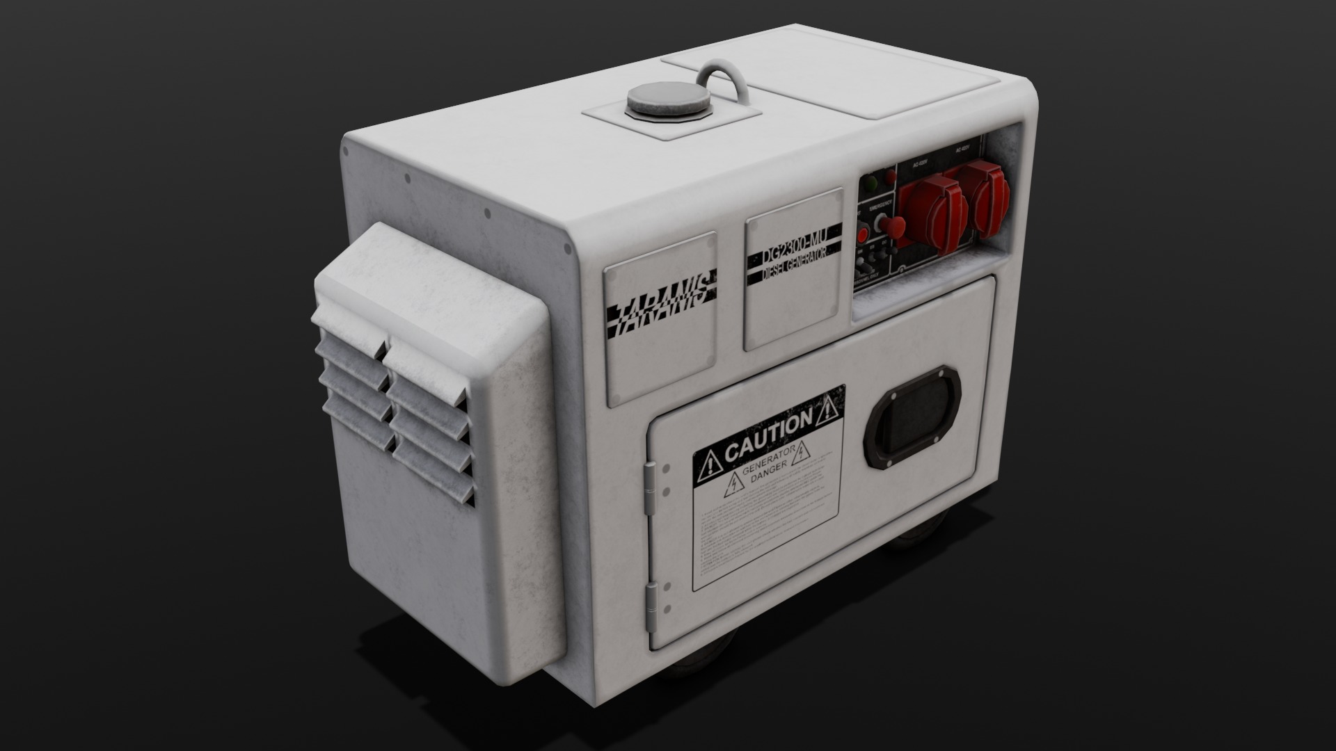  Power Generator 3D Model  Low-poly 3D model_22