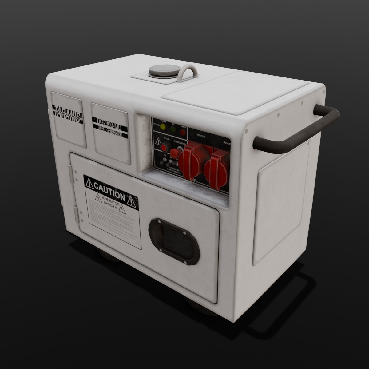 Power Generator 3D Model  Low-poly 3D model_11